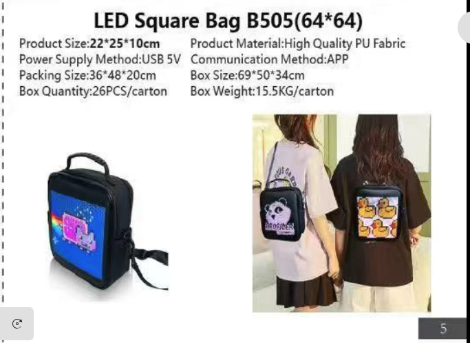 Fournisseur Premium – Sacs à Dos avec Écran Digital LED (Enfants & Adultes)