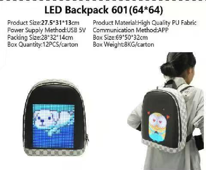 Fournisseur Premium – Sacs à Dos avec Écran Digital LED (Enfants & Adultes)